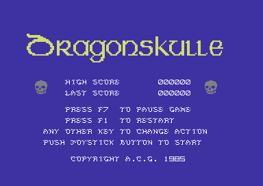 Dragon Skulle screenshot 3 for Commodore 64